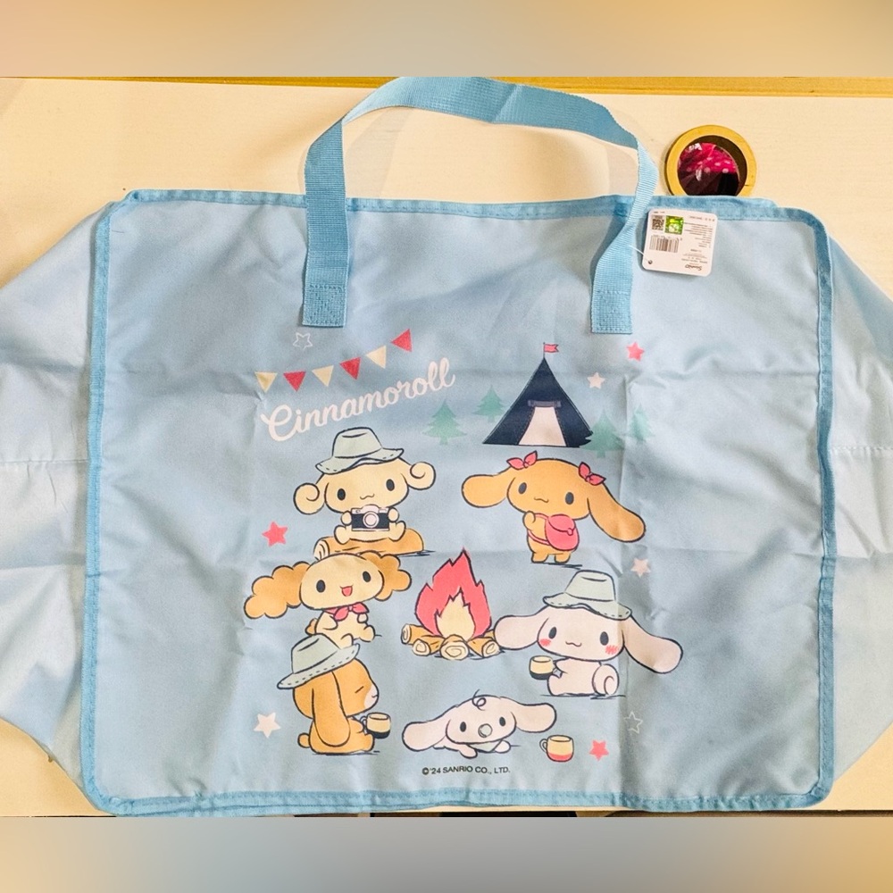 Cinnamoroll Large Blue Storage Tote Bag
